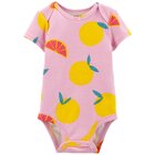 CARTER'S Body krátký rukáv Purple Lemon holka 6m CARTER'S Body krátký rukáv Purple Lemon holka 6m