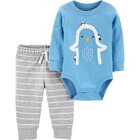 CARTER'S Set 2dielny body dlhý rukáv, nohavice chlapec NB/ veľ. 56