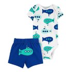 CARTER'S Set 2dílný body kr. rukáv, kalhoty kr. Blue Submarine chlapec NB/ vel. 56 CARTER'S Set 2dílný body kr. rukáv, kalhoty kr. Blue Submarine chlapec NB/ vel. 56