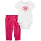 CARTER'S Set 2dílný tepláky, body kr. rukáv Pink Watermelon dívka 3m CARTER'S Set 2dílný tepláky, body kr. rukáv Pink Watermelon dívka 3m