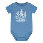 DIRKJE Body kr. rukáv modrá chlapec veľ.62/68