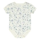 DIRKJE Body kr. rukáv tm. biela chlapec veľ.68/80