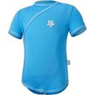 LITTLE ANGEL Body tenké zavinovacie krátky rukáv Outlast® veľ. 62 - modrá