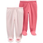 CARTER'S Polodupačky Pink dievča LBB 2ks NB/ veľ. 56