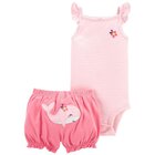 CARTER'S Set 2dílný body tílko, kalhoty kr. Pink Whale dívka 24 m, vel. 92 CARTER'S Set 2dílný body tílko, kalhoty kr. Pink Whale dívka 24 m, vel. 92
