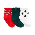 CARTER'S Ponožky 3 ks mix dievča 6-9 m /veľ. 74