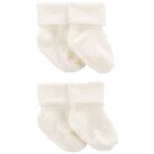 CARTER'S Ponožky White neutrál LBB 4ks 12-24m