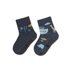 STERNTALER Ponožky protiskluzové Archa AIR 2ks v balení blue melange chlapec vel. 17/18 cm- 9-12 m