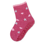 STERNTALER Ponožky protišmykové Srdiečka AIR magenta dievča veľ. 21/22 cm- 18-24 m