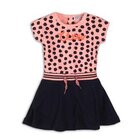 DIRKJE Šaty C- SO FRESH WONDERFUL 74 Pink/Black-Navy