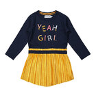 DIRKJE Šaty Modro-žlté dievča 92