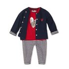 DIRKJE Set 3dílný C-SO SPORTY GIRL BOSS 56 Red-Navy DIRKJE Set 3dílný C-SO SPORTY GIRL BOSS 56 Red-Navy