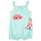 CARTER'S Opaľovačky Flamingo Stripe dievča 6 m, veľ. 68