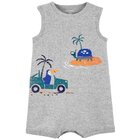 CARTER'S Opaľovačky Tropical Grey chlapec 12 m, veľ. 80