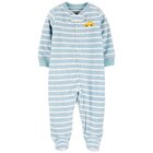 CARTER'S Overal zips obojstranný Blue Stripe chlapec NB/ veľ. 56