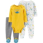 CARTER'S Set 3dielny overal, body dlhý rukáv, polodupačky Dinosaur chlapec LBB NB/ veľ. 56