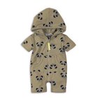 DIRKJE Overal s kapucňou C-SO TROPICAL SUNSHINE ON MY MIND 56 Green