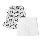 DIRKJE Set 2dielny A-SO BRIGHT LIFE IS AMAZING veľ. 74 White