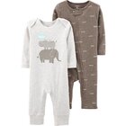 CARTER'S Overal - neutrální 2 ks, 9 m/vel. 74 CARTER'S Overal - neutrální 2 ks, 9 m/vel. 74