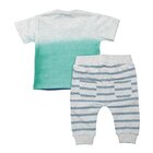 DIRKJE Set 2dielny A-SO SOFT SHARK ATTACK veľ. 68 Blue