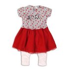 DIRKJE Set 2dielny C-SO SPORTY XOXO 68 Red-White