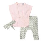 DIRKJE Set 2dielny+čelenka A-SO SOFT ALL THE BEST veľ. 68 Pink-Mint