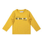 DIRKJE Tričko dl. rukáv Žlté chlapec 74