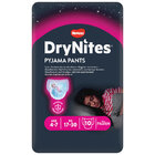 HUGGIES® DryNites Kalhotky plenkové jednorázové pro dívku 4-7 let (17-30 kg) 10 ks