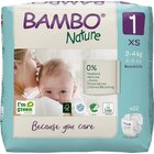 BAMBO Nature Pelenkák egyszer használatos 1 XS (2-4 kg) 22 db