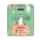 MUUMI Baby 3 Midi 5–8 kg (50 ks), eko pleny
