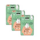 MUUMI Baby 6 Junior 12-24 kg (108 ks), mesačné balenie eko plienok