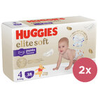 2x HUGGIES® Elite Soft Pants Kalhotky plenkové jednorázové 4 (9-14 kg) 38 ks