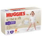 HUGGIES® Elite Soft Pants Kalhotky plenkové jednorázové 5 (12-17 kg) 34 ks