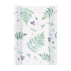 CEBA Podložka prebaľovacia 2-hranná s pevnou doskou (50x70) Comfort Watercolor World Polypody