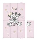 CEBA Podložka prebaľovacia cestovná (50x80) Disney Minnie & Mickey Pink CEBA Podložka prebaľovacia cestovná (50x80) Disney Minnie & Mickey Pink