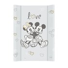 CEBA Podložka prebaľovacia s pevnou doskou COMFORT (50x70) Disney Minnie & Mickey Grey CEBA Podložka prebaľovacia s pevnou doskou COMFORT (50x70) Disney Minnie & Mickey Grey