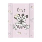 CEBA Podložka prebaľovacia s pevnou doskou COMFORT (50x70) Disney Minnie & Mickey Pink CEBA Podložka prebaľovacia s pevnou doskou COMFORT (50x70) Disney Minnie & Mickey Pink