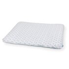 CEBA Potah na přebalovací podložku měkkou 2 ks Blue, Teddy Bear + Light grey, Teddy Bear