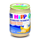 HiPP Kaša mliečna Bio na dobrú noc krupicová s banánom 190g HiPP Kaša mliečna Bio na dobrú noc krupicová s banánom 190g
