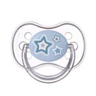 CANPOL BABIES Dudlík silikonový symetrický 18m+  Newborn Baby – modrý CANPOL BABIES Dudlík silikonový symetrický 18m+  Newborn Baby – modrý