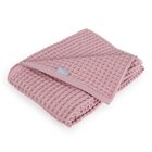 CEBA Deka detská Waffle Line 90 x 90 Silver Pink Ceba CEBA Deka detská Waffle Line 90 x 90 Silver Pink Ceba