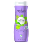 ATTITUDE Dětské tělové mýdlo a šampon (2v1) Little leaves s vůní vanilky a hrušky 473 ml