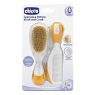CHICCO Hřeben a kartáč oranžový CHICCO Hřeben a kartáč oranžový