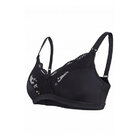 CARRIWELL Podprsenka s čipkou a klipom Čierna II