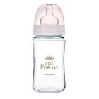 CANPOL BABIES Láhev se širokým hrdlem Royal Baby 240 ml růžová CANPOL BABIES Láhev se širokým hrdlem Royal Baby 240 ml růžová