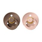 BIBS Colour dudlíky z přírodního kaučuku 2 ks vel. 1 Dark Oak / Blush BIBS Colour dudlíky z přírodního kaučuku 2 ks vel. 1 Dark Oak / Blush