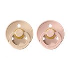 BIBS Colour dudlíky z přírodního kaučuku 2 ks vel. 2 Vanilla / Blush BIBS Colour dudlíky z přírodního kaučuku 2 ks vel. 2 Vanilla / Blush