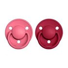 BIBS De Lux dudlíky z přírodního kaučuku 2 ks vel. 2 Coral / Ruby BIBS De Lux dudlíky z přírodního kaučuku 2 ks vel. 2 Coral / Ruby