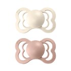 BIBS Supreme dudlíky z přírodního kaučuku 2 ks - vel. 1 Ivory / Blush BIBS Supreme dudlíky z přírodního kaučuku 2 ks - vel. 1 Ivory / Blush