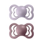 BIBS Supreme dudlíky z přírodního kaučuku 2 ks - vel. 2 Dusky Lilac / Heather BIBS Supreme dudlíky z přírodního kaučuku 2 ks - vel. 2 Dusky Lilac / Heather